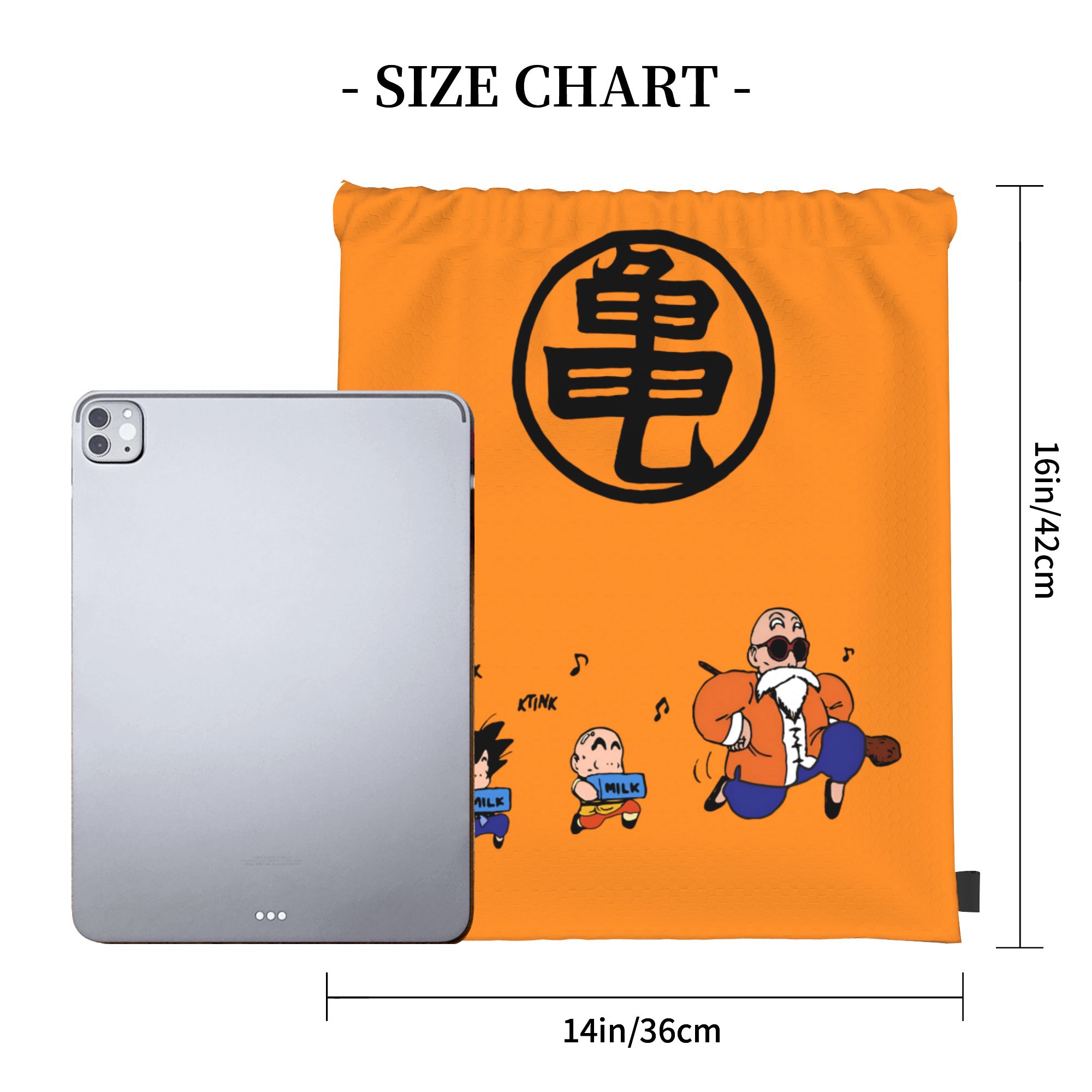 D-Dragon B-Ball Masters Roshis - огляд і ціна Drawstring Gym Bag