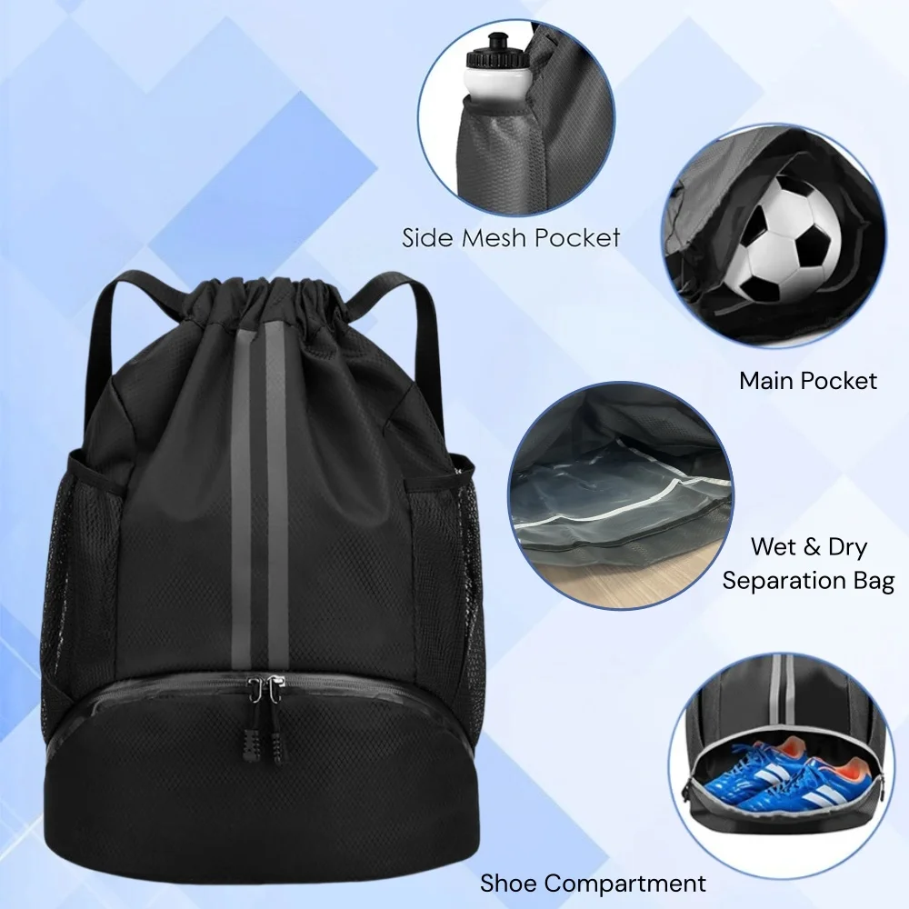 Drawstring Sports Backpack,Lig - огляд і ціна Drawstring Gym Bag