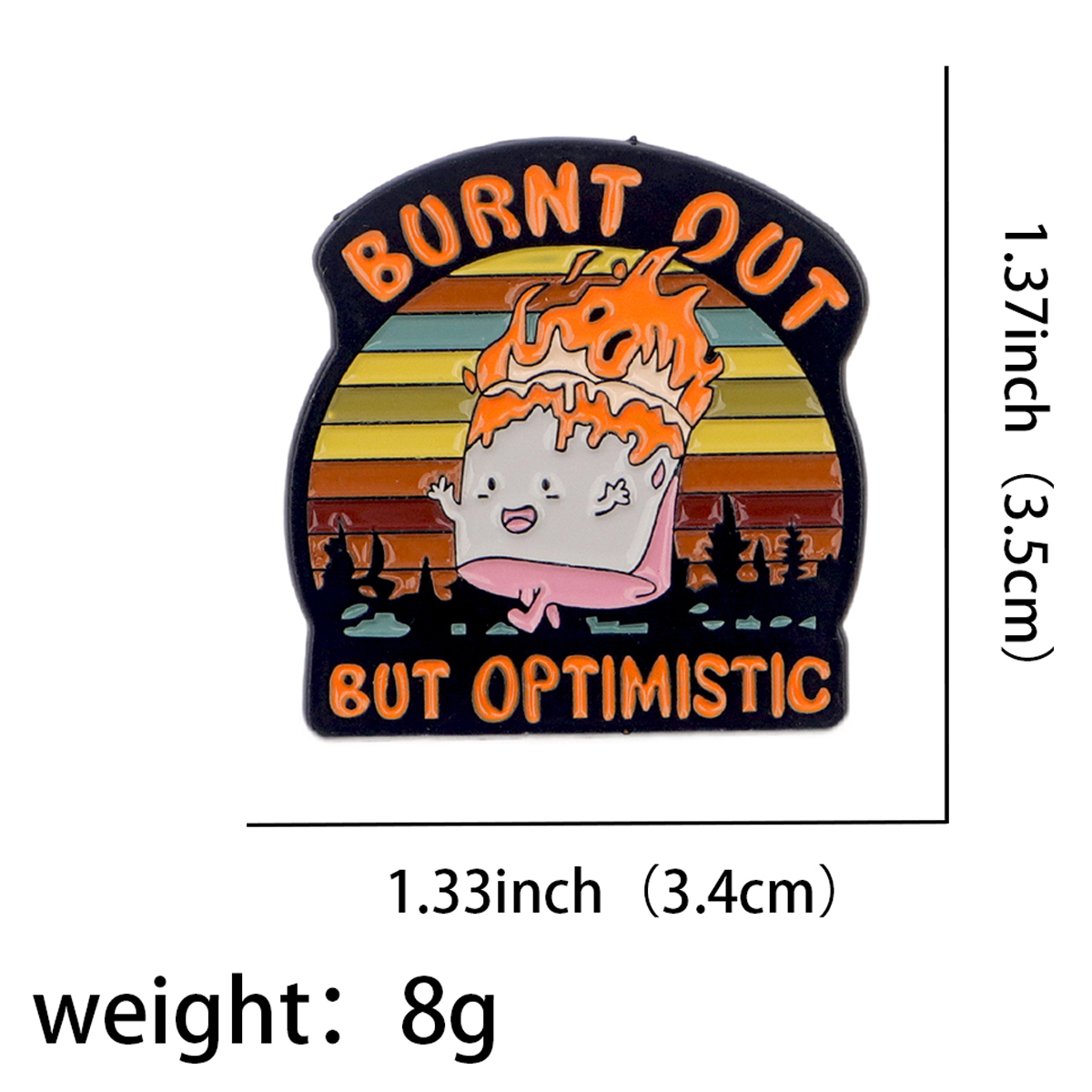 Fire Badges Enamel Pin Brooche - огляд і ціна Fashion Backpack Women